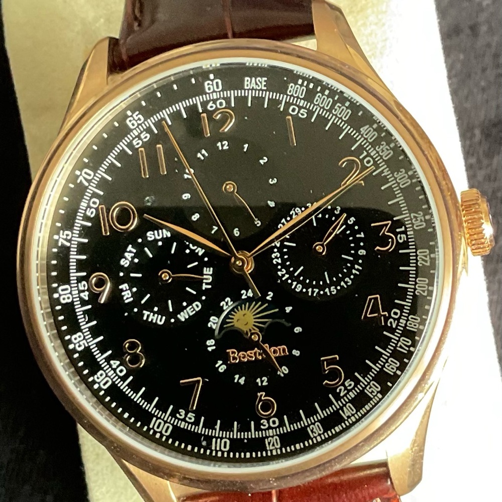 Euc Automatic 40mm Bestdon Multifunction Watch - image 2